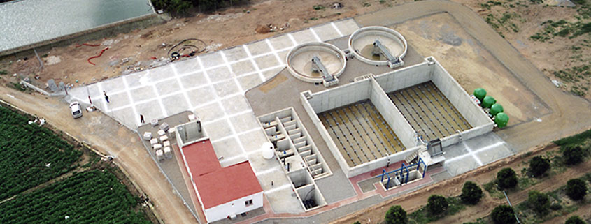 Estación depuradora de aguas residuales