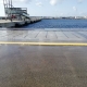 Obra de reparación de muelle tacon poniente puerto Son Blanc Ciutadella Menorca