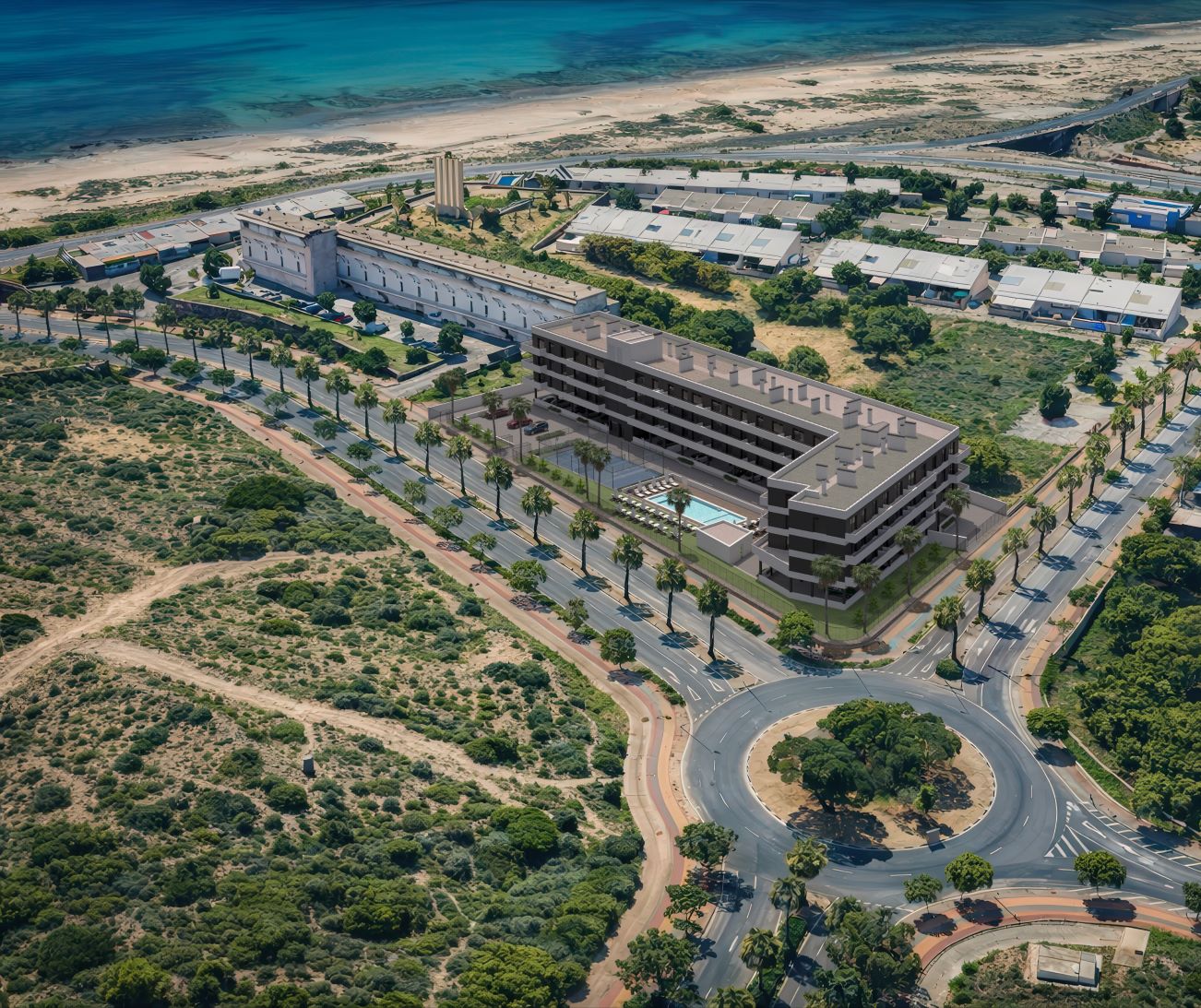 Construcción de 63 viviendas protegidas en Ciudad de la Luz (Alicante)