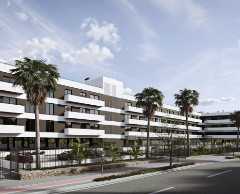 Construcción de 63 viviendas protegidas en Ciudad de la Luz (Alicante)