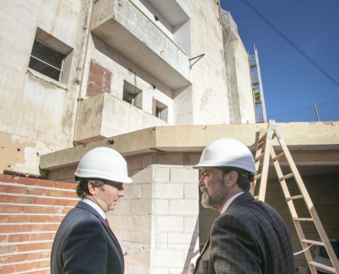 Visita Alcalde Edificio 14 Viviendas San Gabriel Alicante